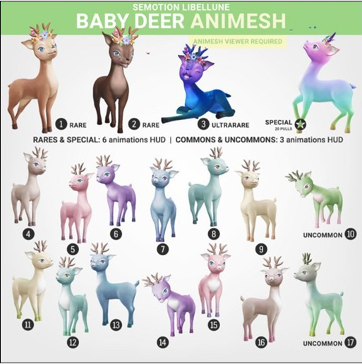 SEmotion Libellune Baby Deer Animesh #12