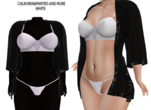 GGVG CALM BRA&PANTY WHITE