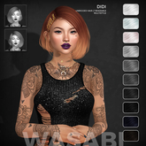 Wasabi // Didi Mesh Hair - B&W
