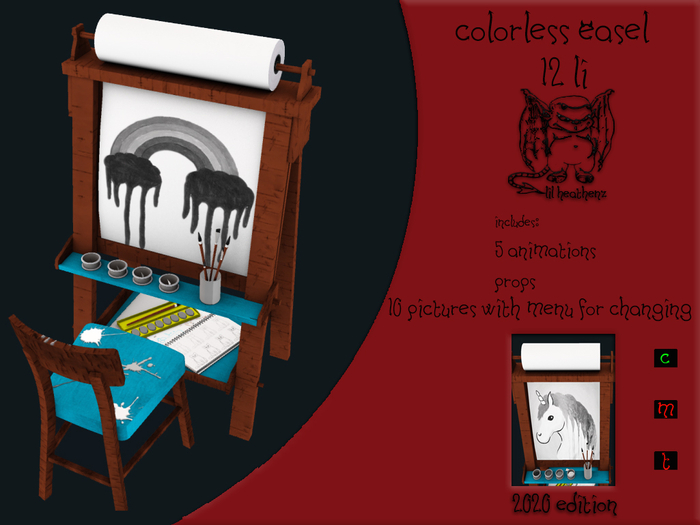 ~LH~Colorless Easel (Box) Add
