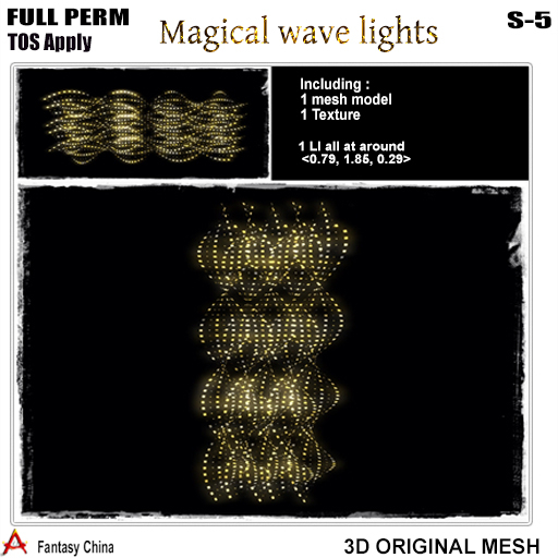 Full Perm Magical wave lights s-5