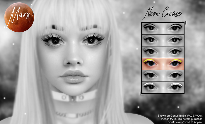 .Mars. - Neon Crease BOM/GENUS DEMO