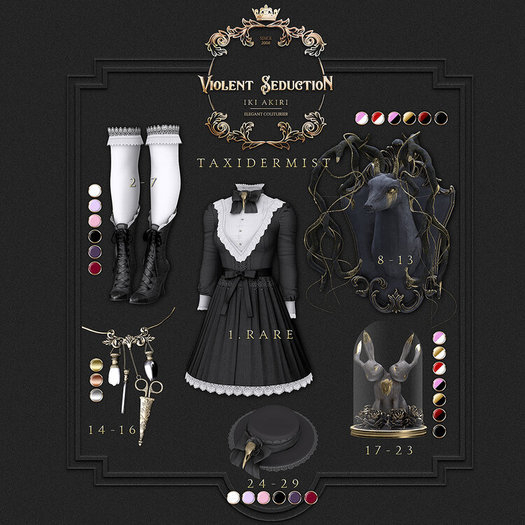 Violent Seduction - Taxidermist Dress RARE