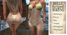 BELLI Bikini Striped Yellow - (BOX)