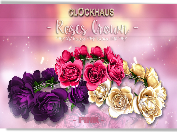 CLOCKHAUS - Roses Crown // PINK //