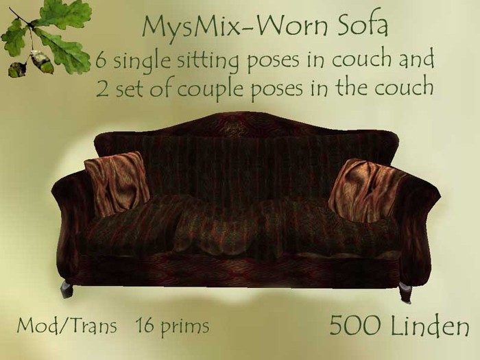 MysMix-Worn Sofa Boxed