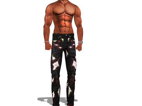 Japanese Scab Denim Black Jeans 