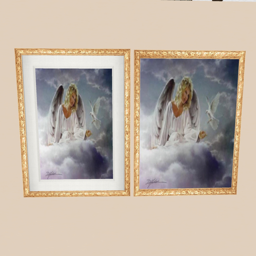 Dove Angel (Gold) New Frame BOX