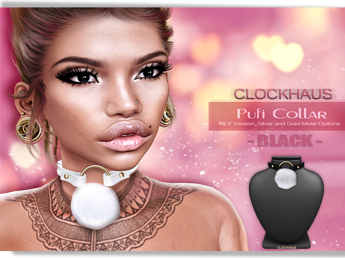CLOCKHAUS - Pufi Collar // BLACK //