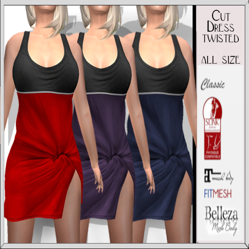 cut dress twisted multi 06