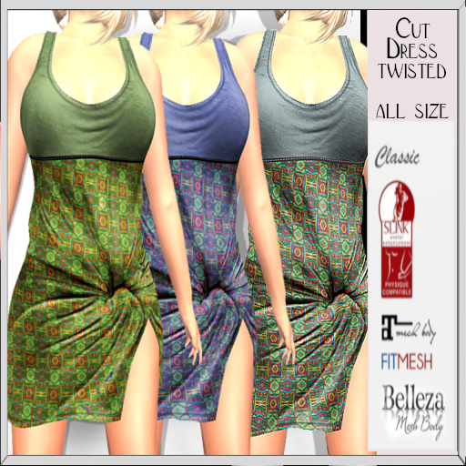 cut dress twisted multi 04