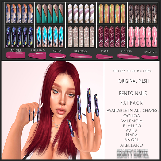 {BK} Mara Bento Nails w/ Hud 2020 Collection #5 (ADD ME)