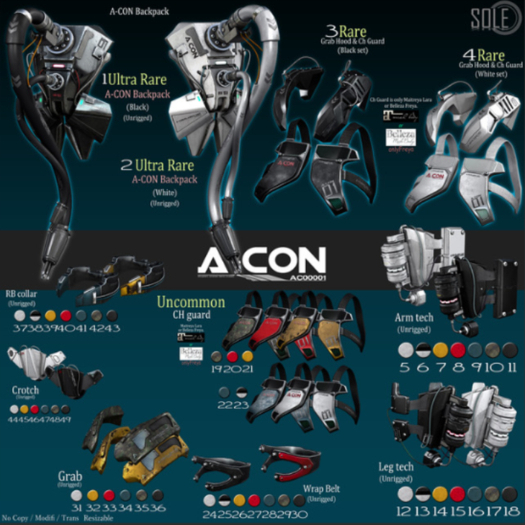 UNCOMMON 22 :::SOLE::: A-CON CH guard (Blue)(lara)