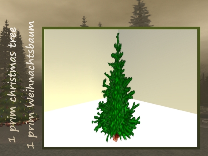 Christmas tree / 1 prim / empty / Full Perm