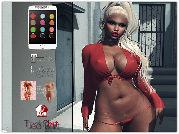 [TOXIC BISH] Tied Shirt @ HUD