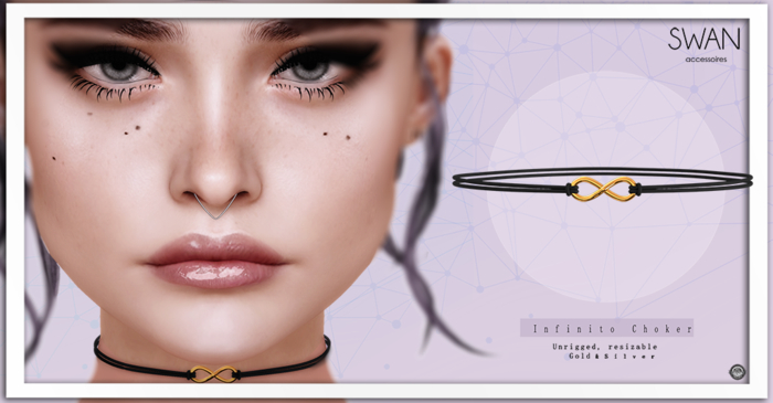 Swan Infinito Choker