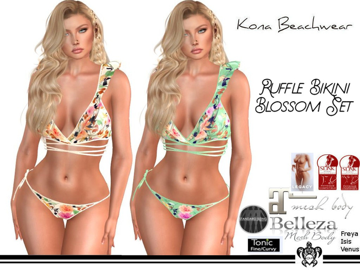Kona Ruffle Bikini Blossom Set