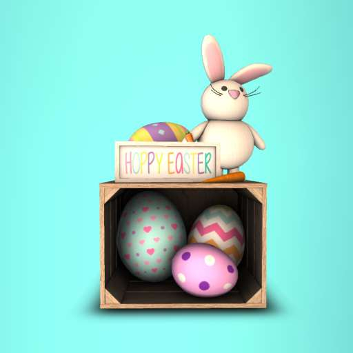 Hoppy Easter Cute Crate, Bagged