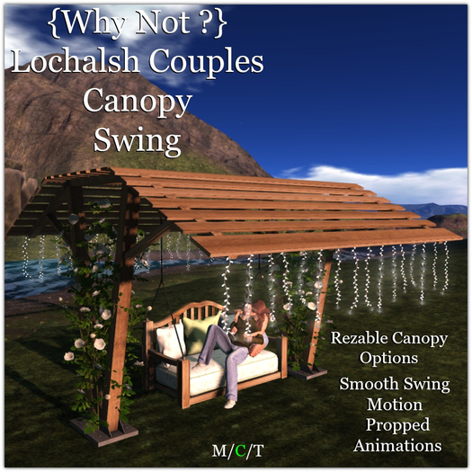 {Why Not ?} Lochalsh Couples Canopy Swing-Boxed