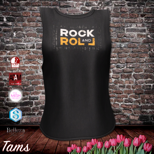 Second Life Marketplace - Men&rsquo;s Muscle Shirt - Rock and Roll