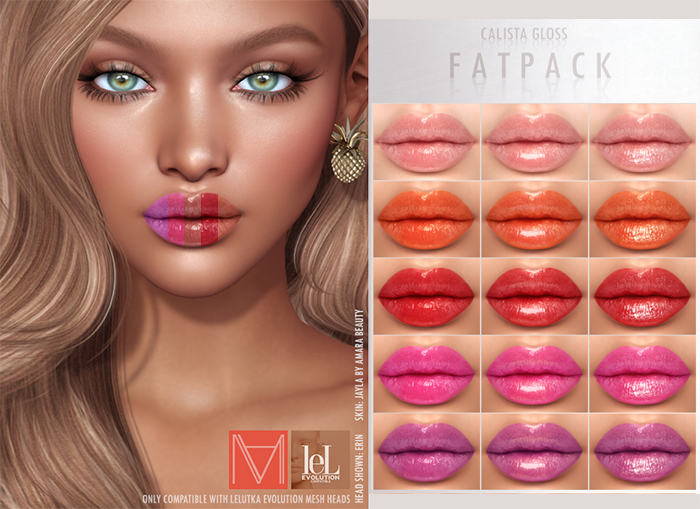 M I A R Y - Calista Gloss FATPACK (Lelutka Evolution)