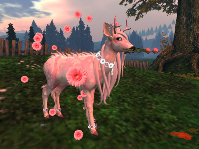 (TC)Twi deer Flower daisy set