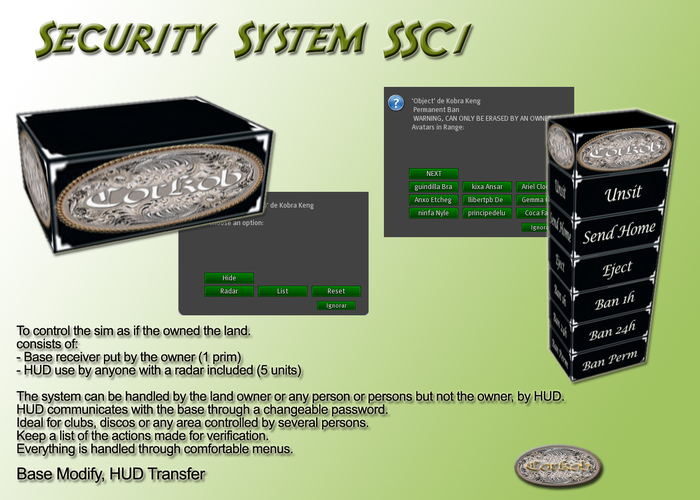 Security System CorKob "SSC1"