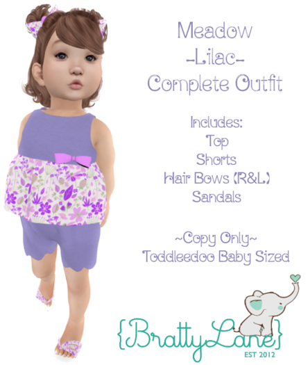 {BL}Meadow Complete Outfit-Lilac(Boxed)