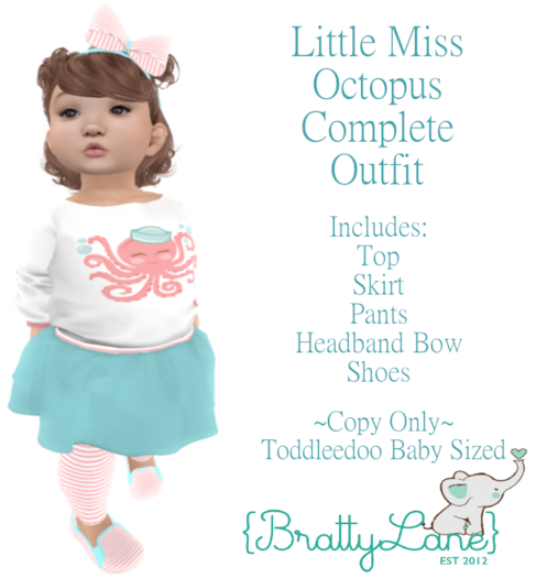 {BL}Little Miss Octopus Complete Outfit(Boxed)