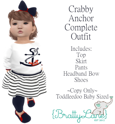 {BL}Crabby Anchor Complete Outfit