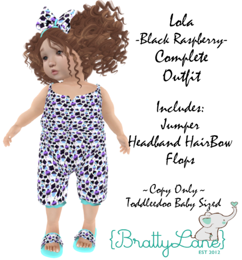 {BL}Lola Complete Outfit-Black Raspberry