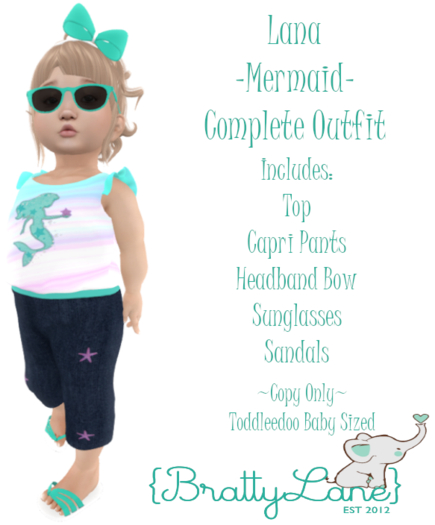 {BL}Lana Complete Outfit-Mermaid(Boxed)