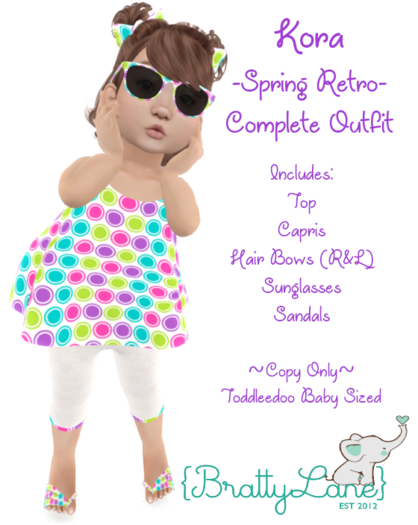{BL}Kora Complete Outfit-Spring Retro(Boxed)