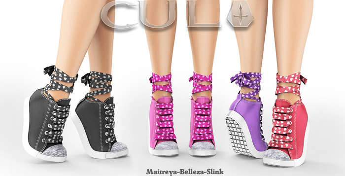 : CULT : BOW TOP TOE SNEAKER w.HUD
