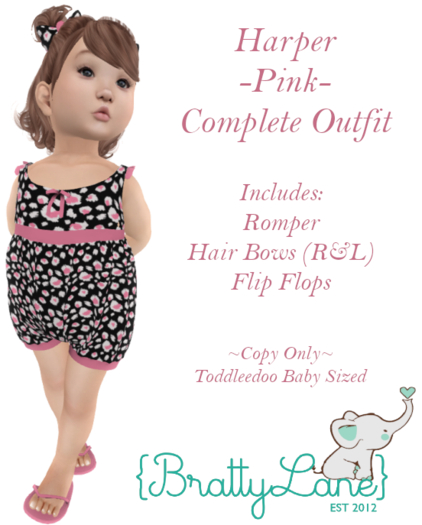 {BL}Harper Complete Outfit-Pink(Boxed)