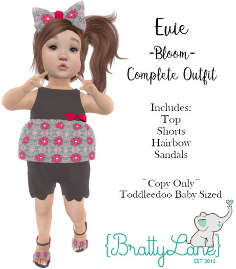 {BL}Evie Complete Outfit-Bloom(Boxed)