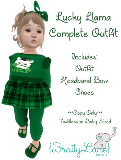 {BL}Lucky Llama Complete Outfit(Boxed)