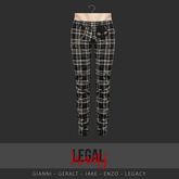 Legal Insanity - Tartan pants Blackberry