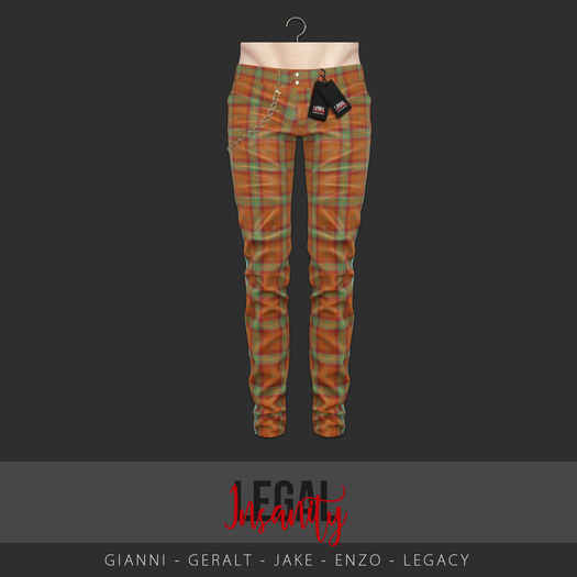 Legal Insanity - Tartan pants Buchanan