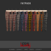 Legal Insanity - Tartan pants FATPACK