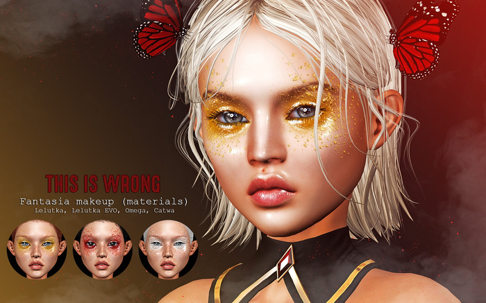 THIS IS WRONG Fantasia makeup (materials)