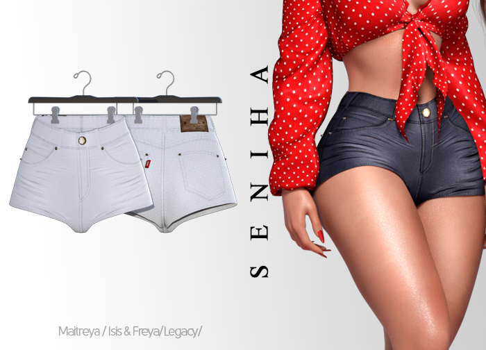 Seniha. Gaby Short // White