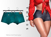 Seniha. Gaby Short // Aqua