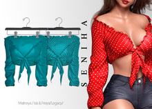 Seniha. Gaby Top // Aqua