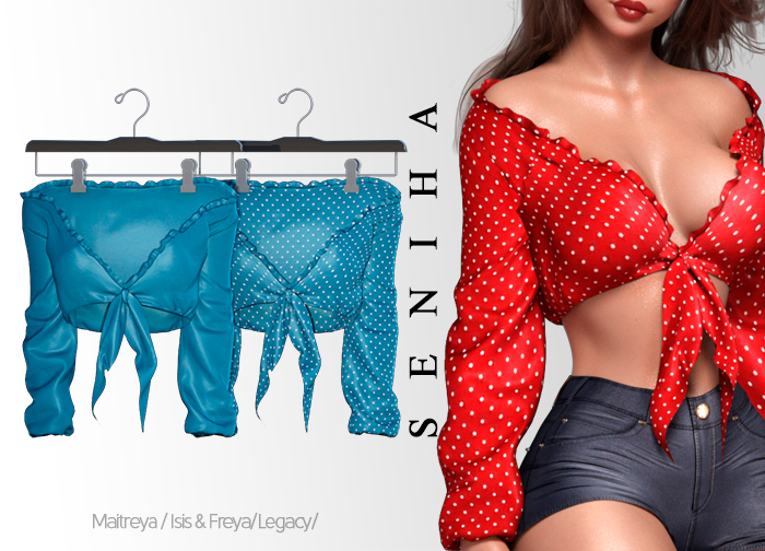 Seniha. Gaby Top // Blue