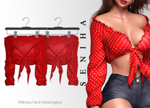 Seniha. Gaby Top // Red