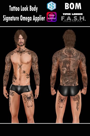 F.A.S.H VIPER Tatoo Look Body Signature Omega Applier - BOM