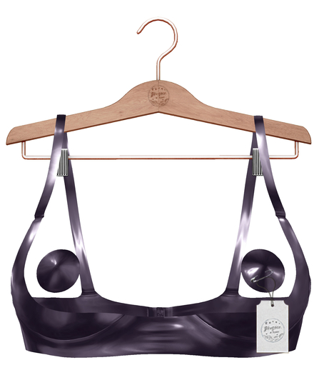 Stories&Co. Signature Shelf Bra&Pasties-Lara&Petite,V-Tech,B Freya,Legacy&Perky&Petite,SlinkPhys&HG&Petite-Purple Latex