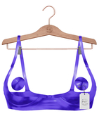 Stories&Co. Signature Shelf Bra&Pasties-Lara&Petite,V-Tech,B Freya,Legacy&Perky&Petite,SlinkPhys&HG&Petite-Indigo Latex
