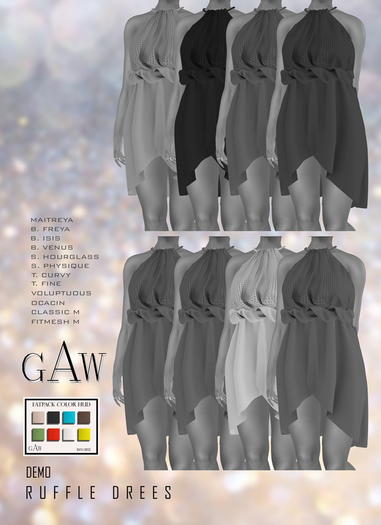 GAW Ruffle Dress DEMO